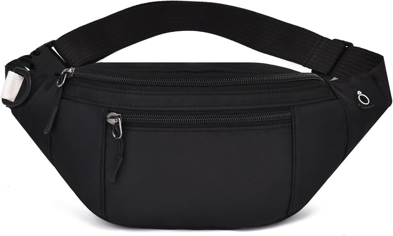DAITET Crossbody Fanny Pack for Men&Women,Large Waist Bag & Hip Bum Bag with Adjustable Strap for Outdoors Workout Traveling Casual Running Hiking Cycling - Image 1